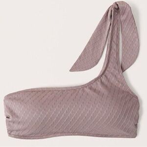 Abercrombie Mauve One Shoulder Bikini Top
